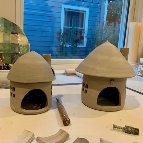 Gnome Houses in Progress